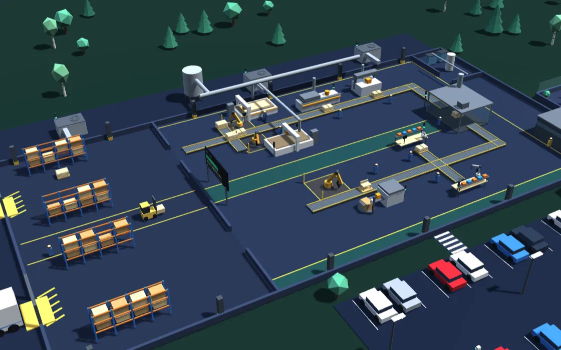 Open the interactive demo: live view of a simulated plant